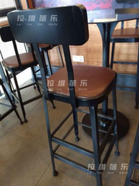 供应上海星巴克咖啡铁艺吧椅吧凳