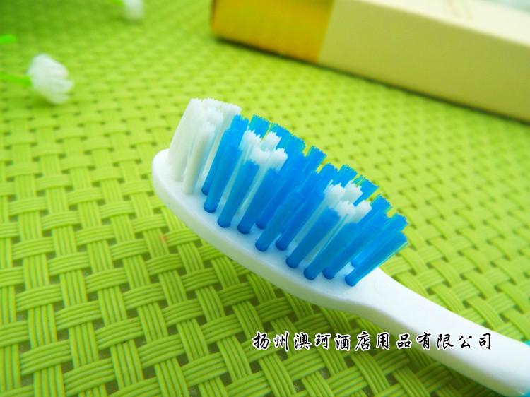 五星级酒店日用品 高档奢华酒店牙刷 牙刷配泰国进口高露洁牙膏