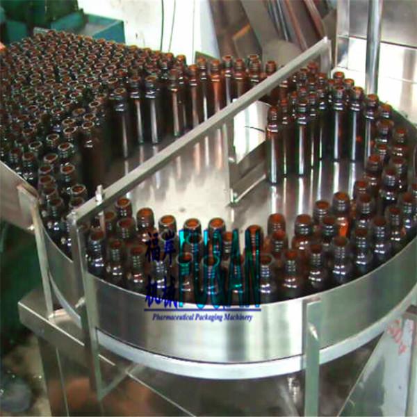 上海福岸供应转盘式送瓶机，展会热销理瓶机