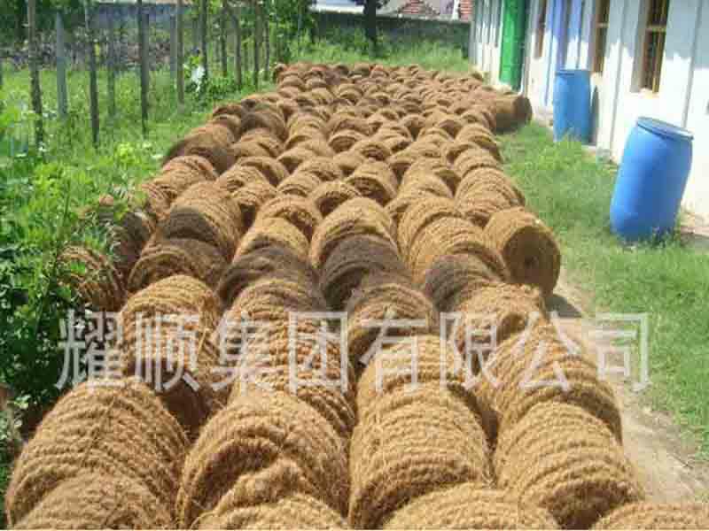 椰棕绳厂家（用做工艺品 海上缆绳 床垫）图片
