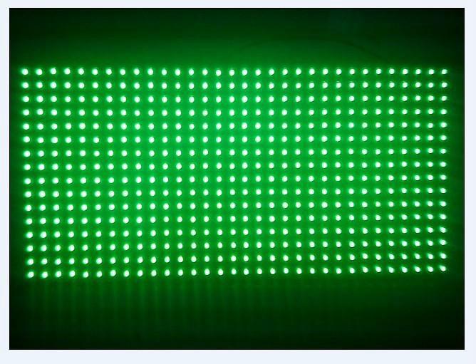 P10半户外单绿LED优质模组批发