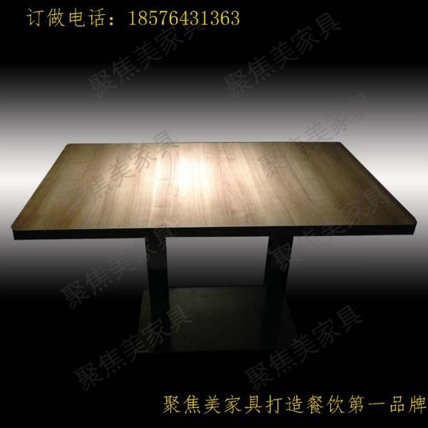 供应家具茶餐厅餐桌防火板餐桌三胺板餐桌深圳聚焦美家具