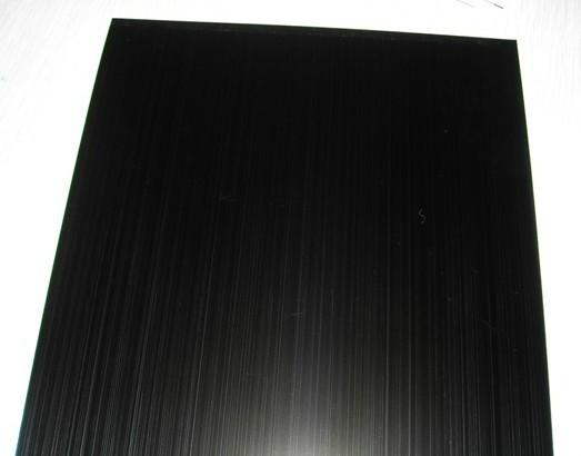供应201水镀黑钛不锈钢拉丝无指纹处理板