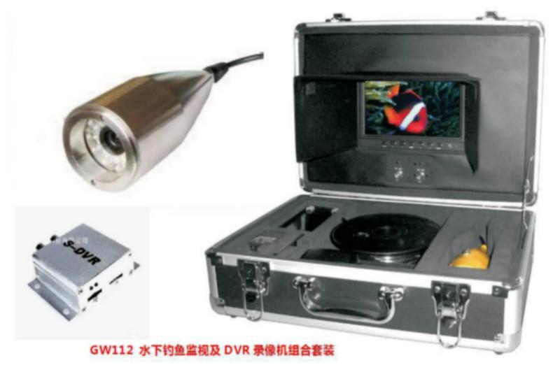 专业级水下工程监视系统-水下视频监视器摄像头+DVR套装 .