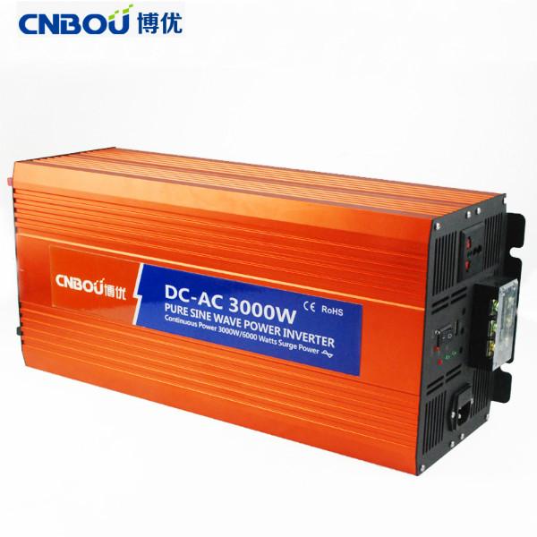供应博优12V24V3000W电源充电市电互补型UPS一体机逆变器