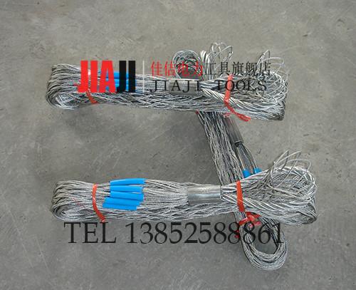旋转型电缆网套地线光纤光缆不锈钢绝缘导线网套连接器电缆中间图片