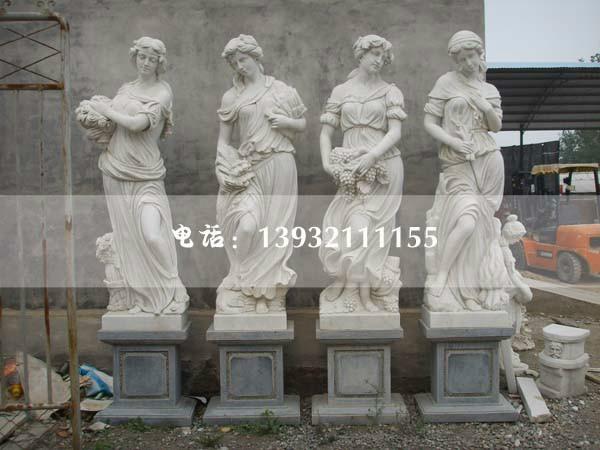 供应石雕人物四季神雕塑图片