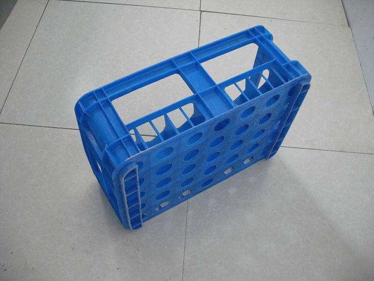 蓝色塑料牛奶筐上海塑料周转箱批发