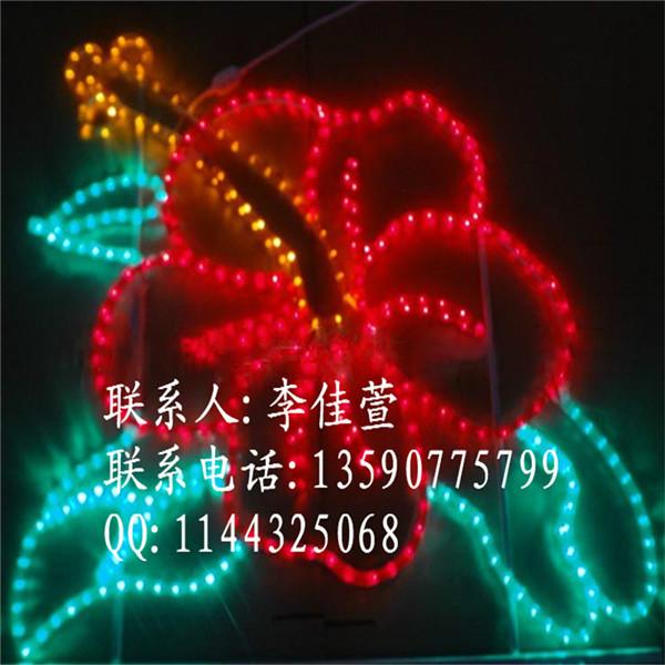 供应LED路灯杆装饰灯 绿叶鲜花款造型灯 LED芦苇灯