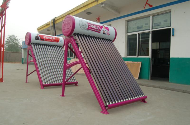 枣庄太阳能热水器高层建筑工程阳台壁挂平板式集热器生产招商
