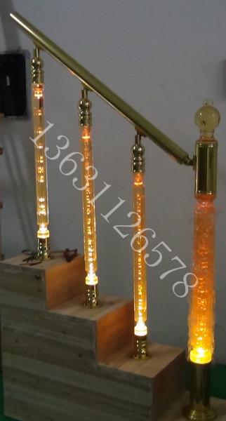宝丽晶专业生产LED亚克力楼梯立柱批发
