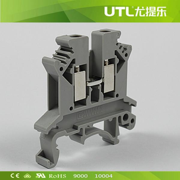 上海市接线端子JUT1-2.5B厂家供应接线端子JUT1-2.5B 导轨安装接线端子 尤提乐端子