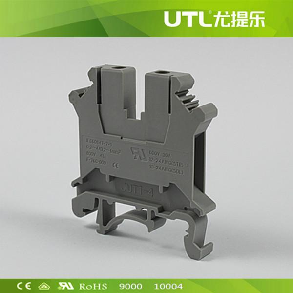 供应接线端子JUT1-4  4平方螺钉类工业配电端子