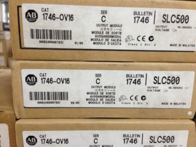 供应1746-OV16输出模块美国AB控制器PLC模块