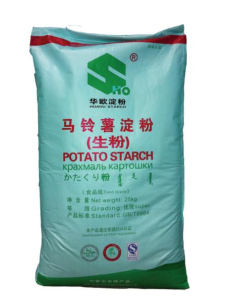 供应马铃薯淀粉25KG牛皮纸袋包装 优级土豆淀粉 马铃薯淀粉