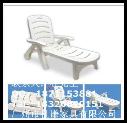 沙滩椅模型白色沙滩椅塑料沙滩椅批发