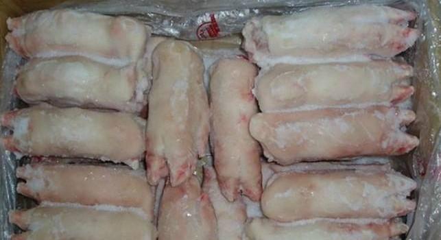 昭平县专售加拿大254猪蹄猪胫骨猪脊骨猪耳朵猪心