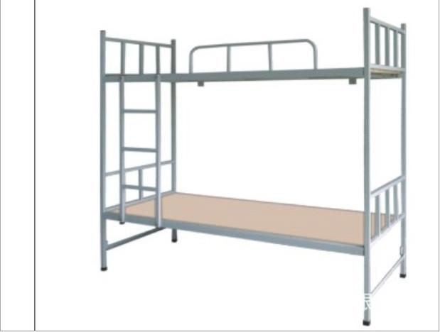 供应世杰双层床 学生公寓床 钢制双层床