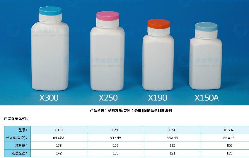 供应保健品塑料瓶HDPE安利方瓶