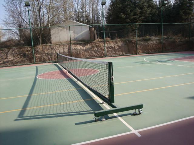 供应移动铝合金网球架移动铝合金网球柱