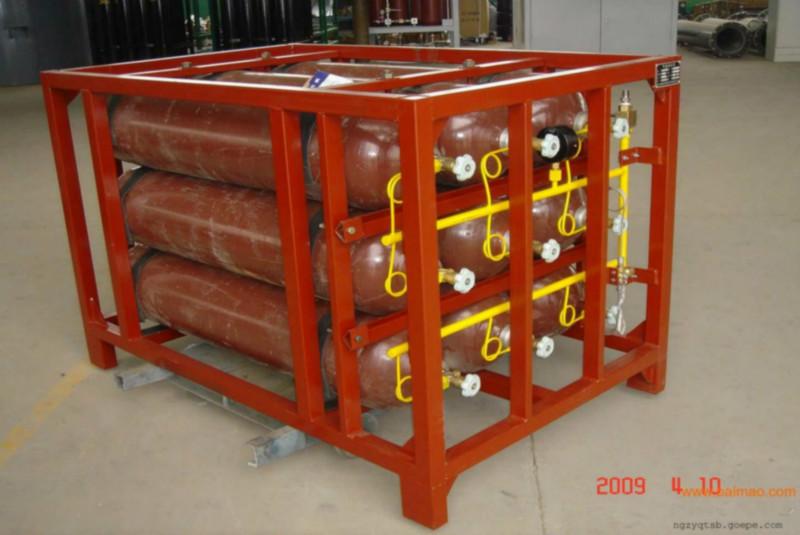 供应天然气CNG集装格 压缩天然气瓶组 气体集装格