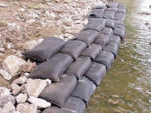 青海丙纶生态袋，抗老化生态袋，河道边坡绿化