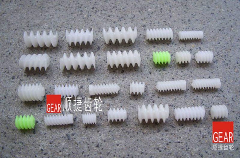 玩具塑胶蜗杆 塑胶蜗杆模具 微型塑胶蜗杆 减速塑胶蜗杆图片