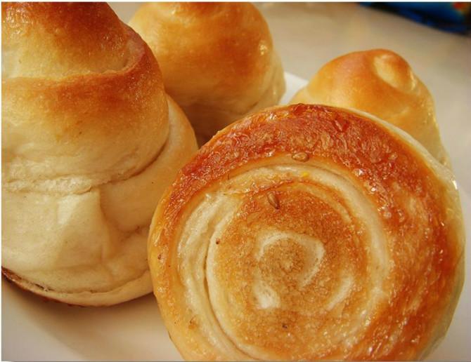 供应制作蜂蜜小面包韩式烤馒头制作过程