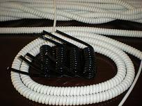供应18芯PU弹簧线PUR螺旋电缆仪器