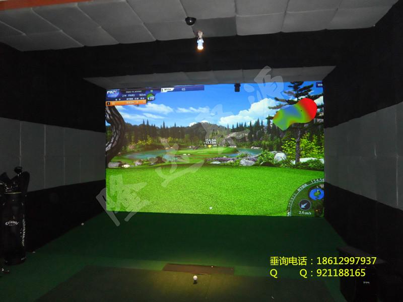 供应golf韩国模拟器/高尔夫高清电影/合众高尔夫系统模拟器供应商