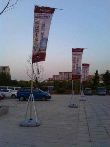 上海5米注水旗杆租赁价格广告旗杆租赁公司5米旗杆租赁电话图片