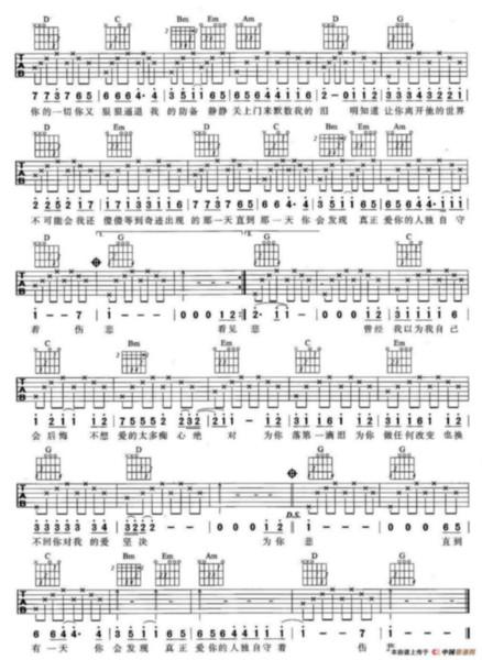 吉他曲谱-100首吉他经典指弹独奏谱曲谱pdf
