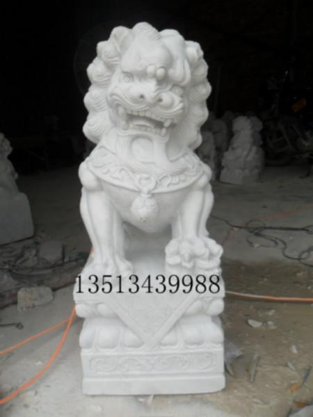 石狮子石雕雕刻雕塑汉白玉厂家批发