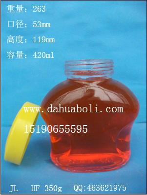 供应徐州玻璃厂生产一斤装蜂蜜玻璃瓶定做各种玻璃瓶