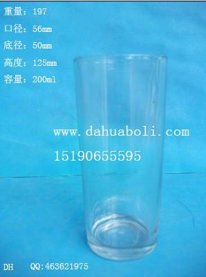 徐州生产200ml出口玻璃水杯酒杯批发
