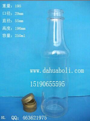 供应厂家直销半斤装麻油玻璃瓶,徐州酱油醋玻璃瓶批发定做