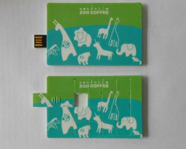 厂家供应智力开发拼图游戏卡片U盘图片