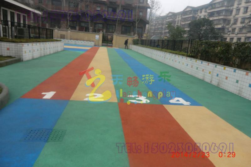 供应渝北区橡胶安全地垫 _幼儿园橡胶安全地面施工_重庆安全地垫厂家