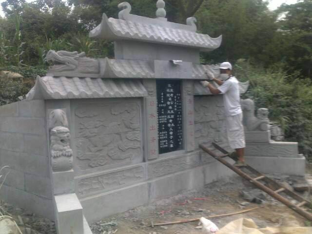 重庆坟山石墓碑栏杆批发