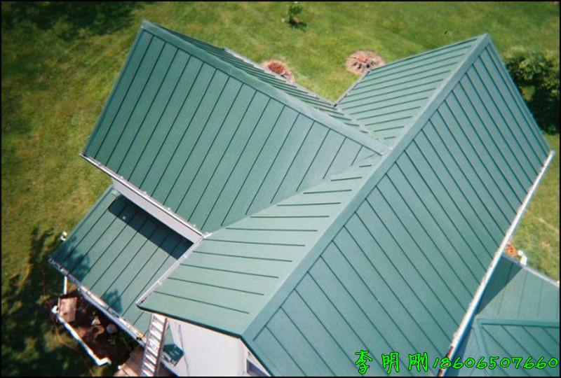 供应专业设计和安装直立锁边钛锌板金属屋面板图片