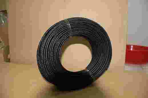 供应黑色外胶耐高压硅橡胶纤维套管