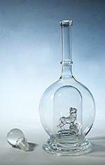 沧州市生肖工艺瓶定制厂家供应生肖工艺瓶定制，玻璃工艺酒瓶，艺术玻璃