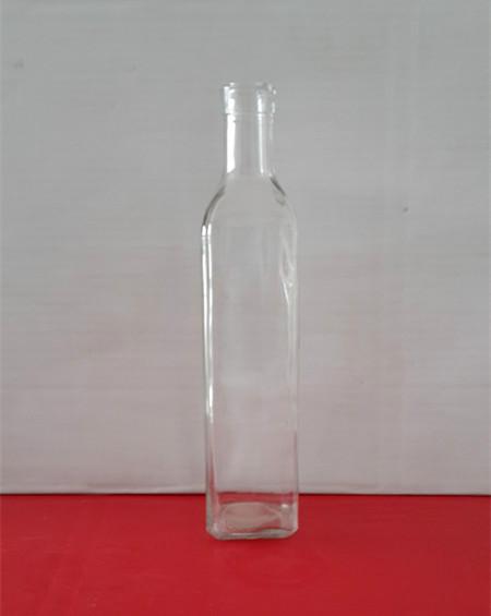 供应500ML橄榄油瓶/高白料环保橄榄油瓶食用油玻璃瓶/生产厂家价格图片