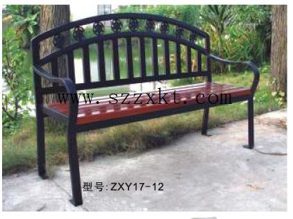 供应低价批发上好材料的钢木休闲椅子、实木户外长椅