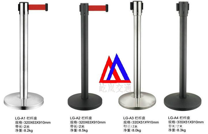 供应商场不锈钢一米线排队立柱钛金一米线