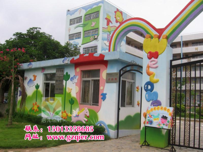 广州市幼儿园墙面喷绘彩绘设计公司批发