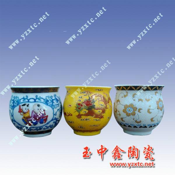 供应大陶瓷花瓶手绘产品图片