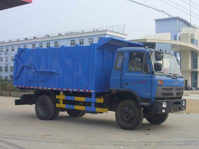 供应压缩式垃圾车厂家批发价，宜昌东风压缩式对接垃圾车价格