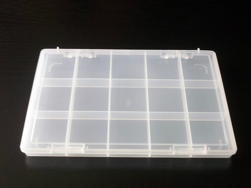 供应固定式15格PP塑料盒/工具盒/零件盒
