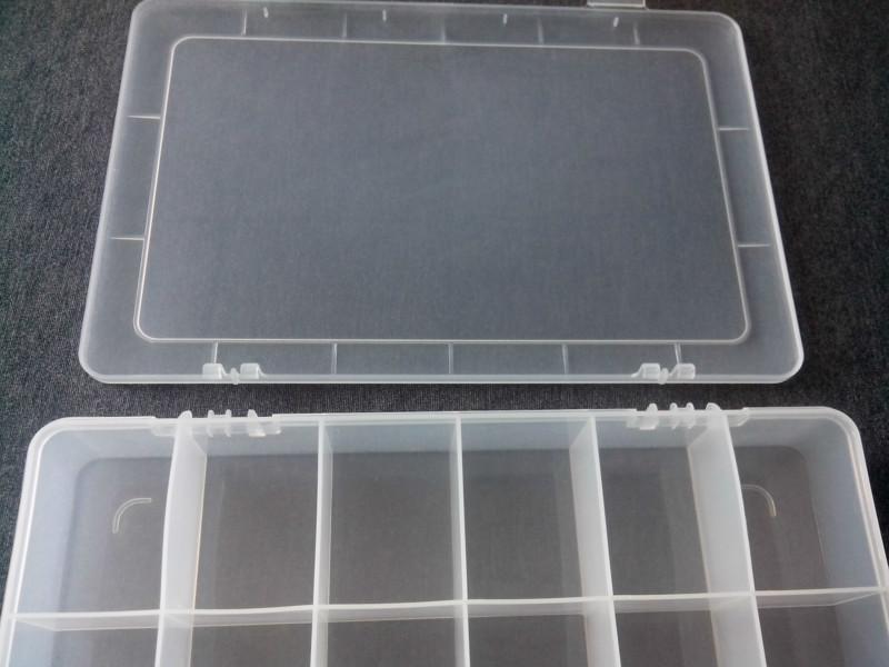 供应固定式18格PP塑料盒/工具盒/零件盒